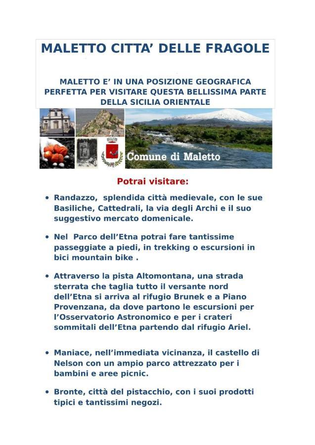 Appartamento Turistico Maletto Экстерьер фото